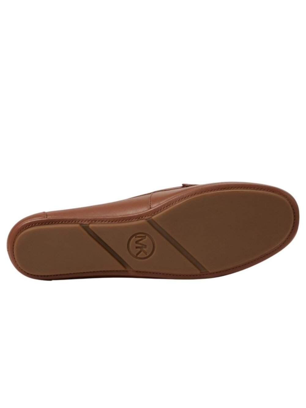NWT Michael Michael Kors Juliette Leather Moccasins Loafers Luggage Brown 6.5M - Picture 3 of 16
